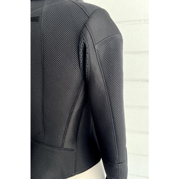 SHIRO SAKAI Neoprene Mesh Moto Jacket in Black - M - Picture 5 of 14